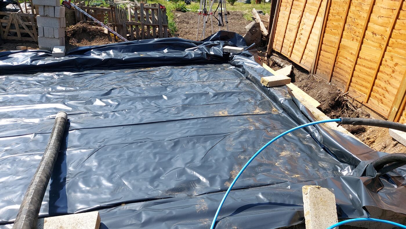 DPM laid ready for the slab
